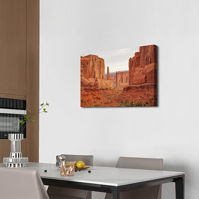 Bryce Canyon Canvas Wall Art for Living Room Utah National Park Cliff Landscape Wall Decor Western Arts Nature Rock Mountain Scenery Picture Paintings Artwork Bedroom Office Home Decoration 16x24"