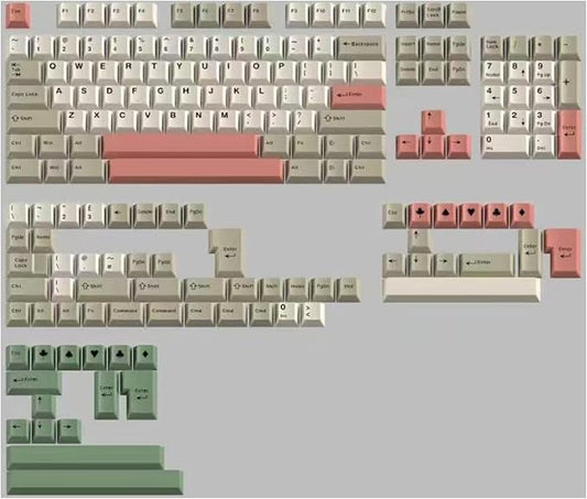 Fogruaden PBT Keycaps Set, Cherry Profile Custom Keycap for Mechanical Keyboard Keycaps(9009)