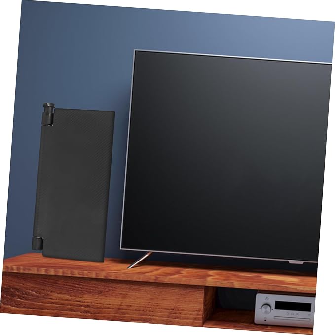 Happyyami Computer Monitor Shelf No-Drill Installation Multi-Functional Storage for Routers Remotes and More Space-Saving Tv Screen Top Organizer Stylish Design for Home Decor