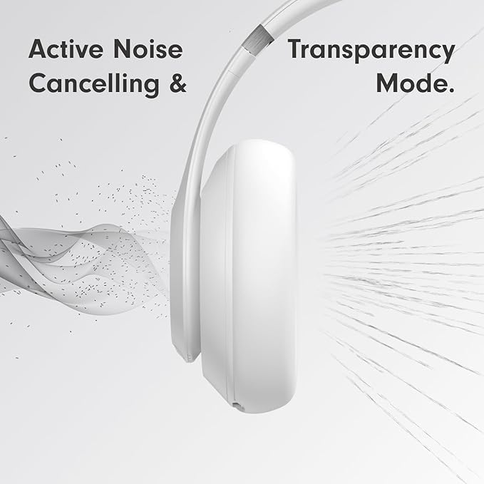 Beats Studio Pro - Premium Wireless Over-Ear Headphones- Up to 40-Hour Battery Life, Active Noise Cancelling, USB-C Lossless Audio, Apple & Android Compatible - Matte White