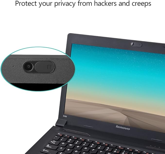 Webcam Cover, 0.035 Inch Ultra-Thin Slider Camera Cover for MacBook Pro, Laptop, Mac, PC, Surfcase Pro, iPhone, Protecting Your Digital Life (2 PCS)