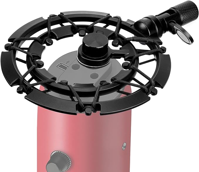 Blue Yeti Shock Mount, Alloy Shockmount Reduces Vibration Noise Matching Mic Boom Arm, Compatible for Blue Yeti and Yeti Pro Microphone by YOUSHARES