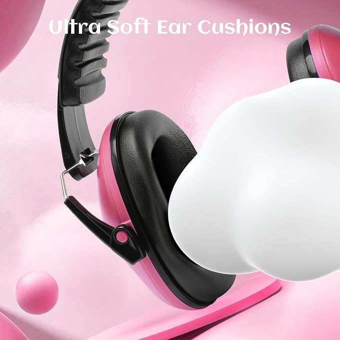 Floriogra 3 Pack Noise Canceling Headphones for Kids, Kids Ear Protection Earmuffs for Autism, Toddler, Children, Noise Cancelling Sound Proof Earmuffs/Headphones for Concerts, Air Shows, Fireworks