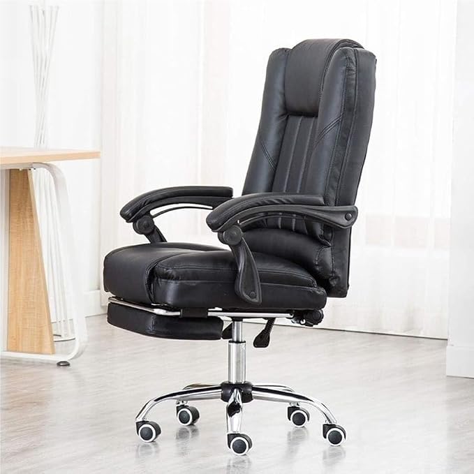 Heavy Duty Office Chair for Big and Tall 200kg Capacity Executive Task Chair with Footrest Ergonomic High Back Desk Chair Adjustable Lumbar Support for Reception