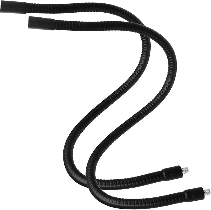 20" Gooseneck Tube Extension Holder,1/4"-20 Female to Male Thread Metal Universal Hose Flexible Arm for Phone Action Camera Microphone(2 PCS)