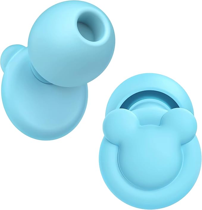 Ear Plugs for Sleeping Noise Reduction, Noise Cancelling, Hearing Protection Ear Plugs for Sleep, snoring, Study, Super Soft with 8 Ear Tips in XS/S/M/L (Blue)