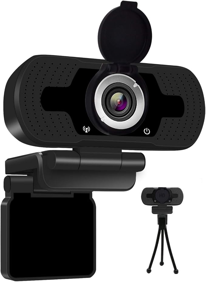 Anivia Upgraded 1080P HD Webcam with Microphone, Web Camera, USB Camera for Computer Plug and Play, 30FPS, for Meetings Video Calls Compatible with Desktop Laptop