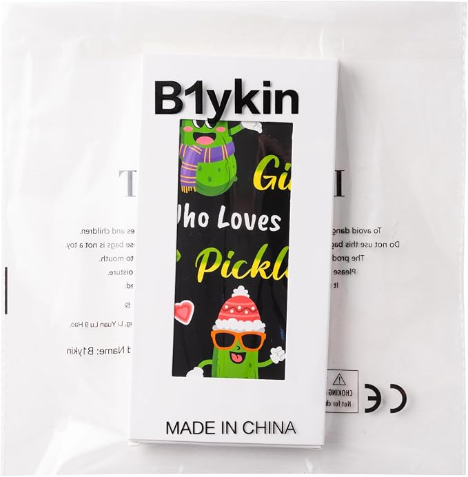 B1ykin Cute Sticky Notes Set - Just A Girl Who Loves Pickles Self-Stick Notes Pad, 550 Sheets Writing Memo Pages Sticky Notepad for Teacher Appreciation Gifts, School Office Supplies (Pickles)