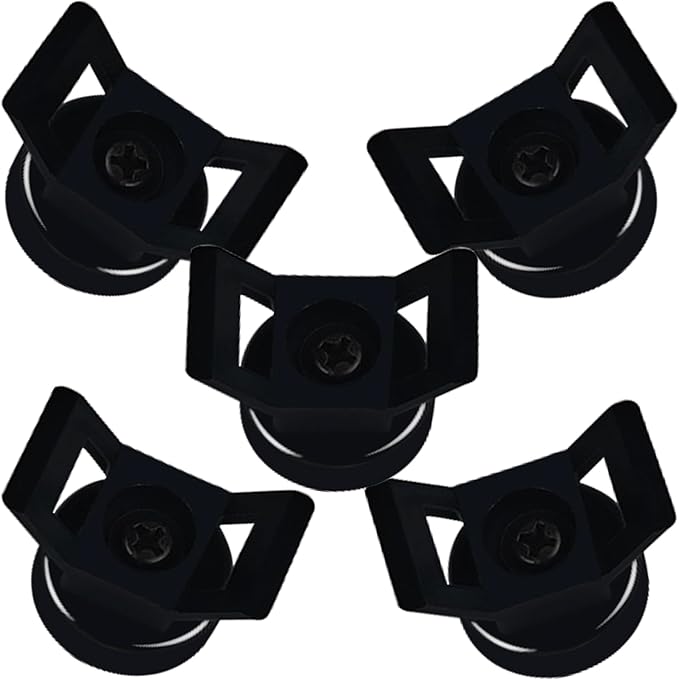 Magnet Zip Tie Mount Clips Magnetic Zip Ties Mount Holder 25LBS Strong Multipurpose Wire Cable Holder Mount Wire Clips Management for Home Office Marine Electrical Wiring (5 PCS)