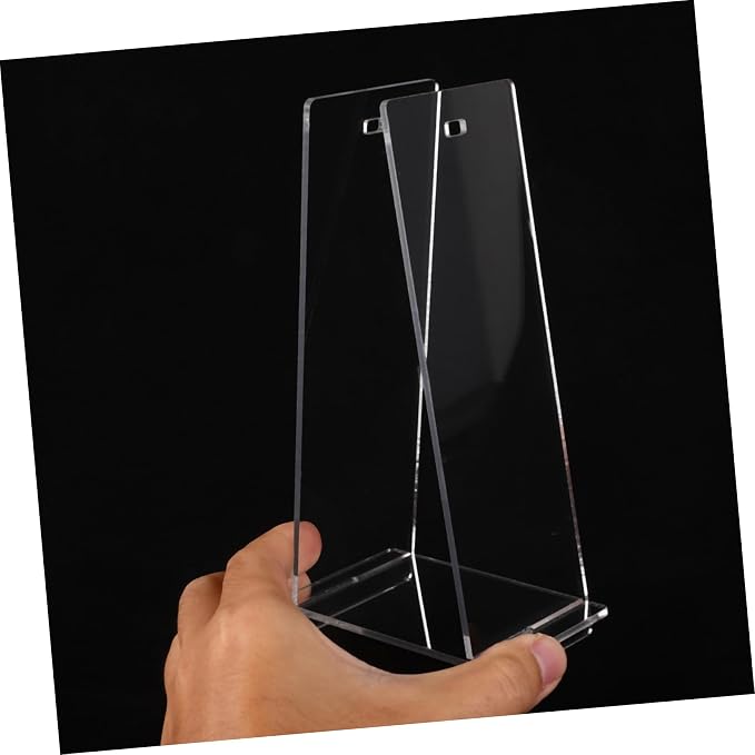 PRETYZOOM Flip Calendar Stand Desk Calendar Holder Rack Supply for Home Office Decor