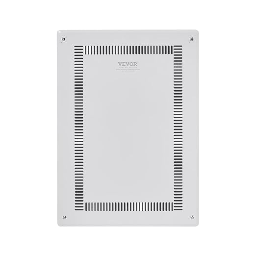 VEVOR Structured Media Enclosure, 20-Inch, Recessed in-Wall Media Box with Cover, Wall-Mount Cable Management Box Kit, Structured Wiring Multi-Media Cabinet, Cold-Rolled Steel, for TV Home Theater