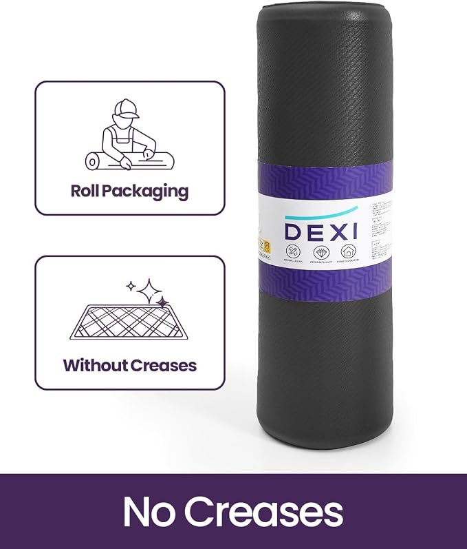 DEXI Kitchen Mat Cushioned Anti Fatigue, Extra Long Large Comfort Standing Floor Mats Waterproof, Memory Foam Antifatigue Runner Rug for Desk Office, Sink, Laundry, 70x20, Black