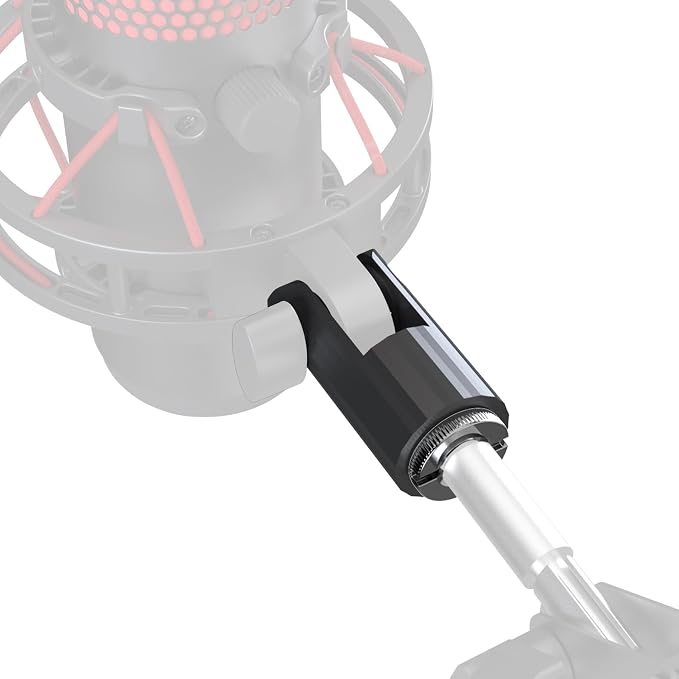 M05 Boom Arm, 360° Rotatable Microphone Stand with Desk Mount (QuadCast dapter (black))