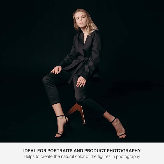 Black Backdrop 10 X 13 Ft, Solid Black Photo Backdrop, High Density Polyester Fabric Pure Black Backdrop Curtain Screen, Collapsible Seamless for Photoshoot Portraits Party Video Studio