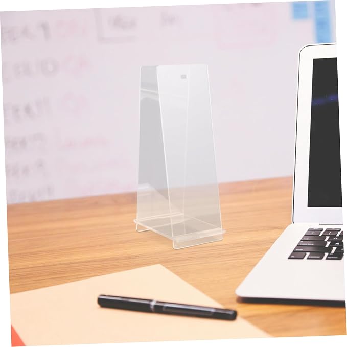 Flip Calendar Stand Desk Calendar Rack Acrylic Holder Rack Support Office Decor