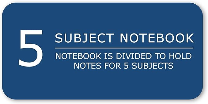 Roaring Spring Environotes Recycled Spiral Notebook, 5 Subject, 12 Pack, 11" x 9", 160 Perforated Sheets, 20 lb Bio-Based Paper, College Ruled w/ Margin, Assorted Earthtone Covers, Double Pocket, 4 Dividers, Made in USA
