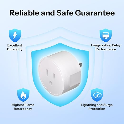 SONOFF Matter Smart Plug S41s, 15A 1800W Max, Remote & Voice Control via Alexa/Google Home, ETL Certified, Timer Outlet, Matter-Compatible with Alexa, SmartThings, Google, and HomeKit (4-Pack)