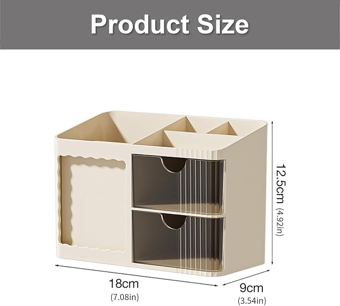 Stylish Desk Storage with Multiple Compartments for Keeping Supplies in Order Ideal for Work or Study Minimalist Desk Planner
