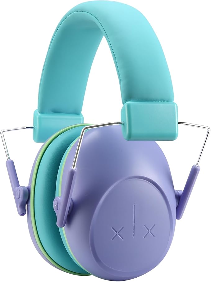 ProCase Kids Noise Cancelling Headphones, Kids Ear Protection Monster Jam Truck, Fireworks Hearing Protection Noise Reduction, Noise Canceling Earmuffs for Sensory Autism Toddler Children -Purple