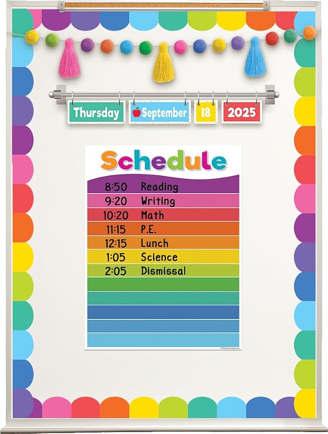 Teacher Created Resources Colorful Flip Calendar