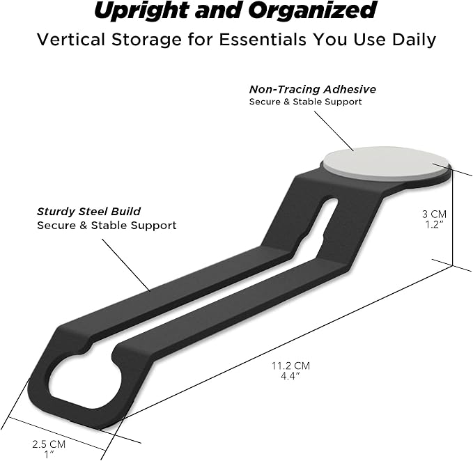 Moodular Watch Stand Add-On for Slide Rails, Do Not Use Alone | Accessory Only, Charger Not Included, Dedicated Watch Spot, Ergonomic & Accessible, Strong & Durable, Black, MSA-WS