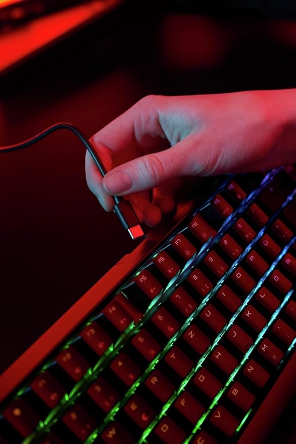 Cherry MX 3.0S Wireless, Mechanical Gaming Keyboard, Bluetooth, 2.4 GHz & Wired Mode, RGB Lighting, Aluminum Housing, Rechargeable, MX2A RED Switches, Pink