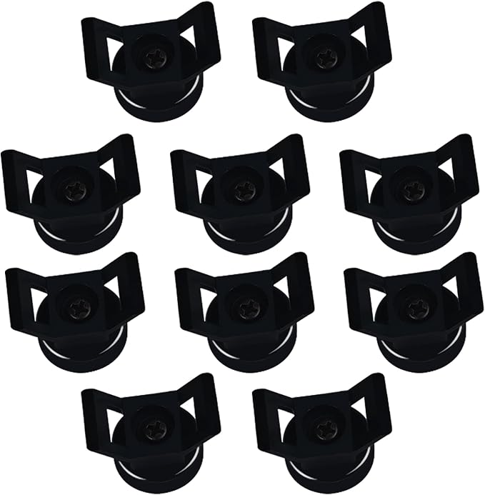 Magnet Zip Tie Mount Clips Magnetic Zip Ties Mount Holder 25LBS Strong Multipurpose Wire Cable Holder Mount Wire Clips Management for Home Office Marine Electrical Wiring (10 PCS)