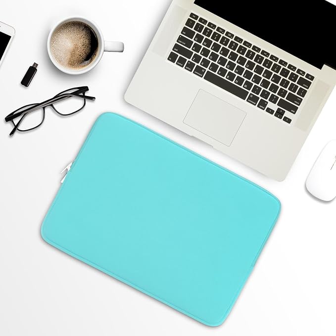 RAINYEAR 16 Inch Laptop Sleeve Soft Case Padded Bag Specially Compatible with 16" MacBook Pro M1 M2 M3 M4 M5 Pro/Max A2141 A2485 A2780 A2991 A3403 A3186 A3428 A3429 (Blue)