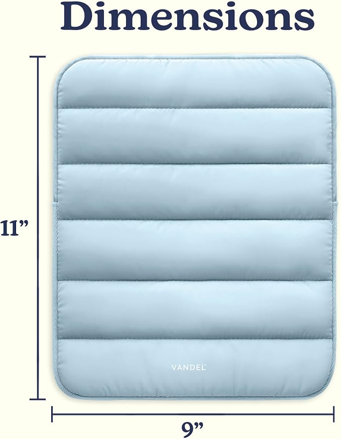 Vandel - The Original Puffy iPad Sleeve 9-11 Inch Tablet Sleeve, Blue i Pad Case for Women and Men, Cute iPad Air Pouch, 9 10 Inch, 11 Inch Bag