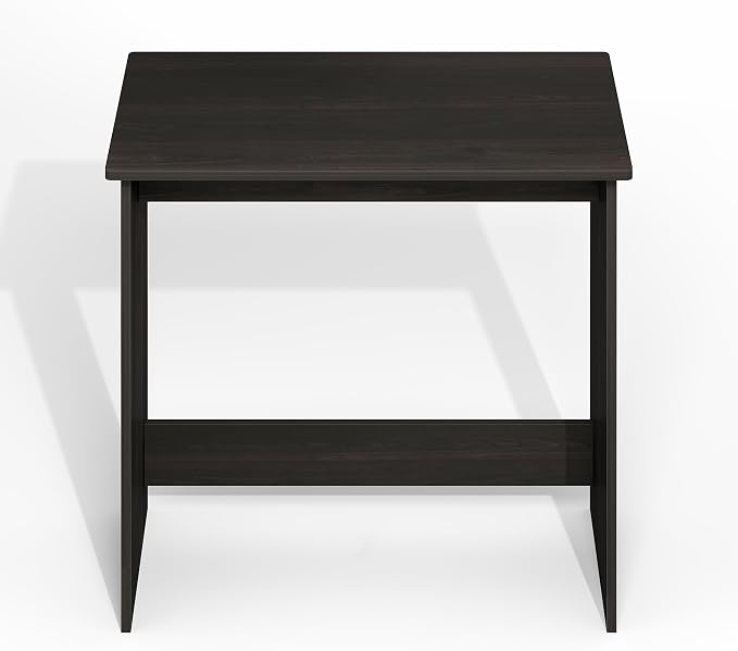 Furinno Simplistic 31-Inch Black Computer Desk, Small Office Desk, Rectangular Home Office Desk with Drawers, Gaming Desk for Home Office, Bedroom, Study Room, Black Espresso