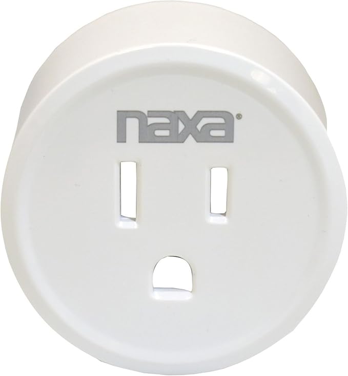 NAXA Electronics Nsh-1000 Wi-Fi Smart Plug, Compatible with Smart Life, Amazon Alexa, Google Home, and Ifttt
