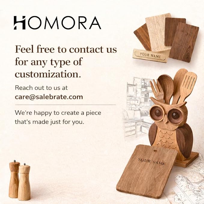 HOMORA Luxury Wooden Desk Pen Stand with Ink Bottle Holder – Premium Executive Office Organizer for Fountain Pens, Calligraphy Pens & Writing Accessories