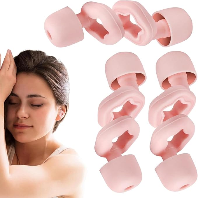 Ear Plugs for Sleeping Noise Cancelling,3 Pairs Reusable Hearing Protection Soft Silicone Ear Plugs for Noise Reduction,Shooting Ear Plugs for Focus Travel Snoring Work Concerts