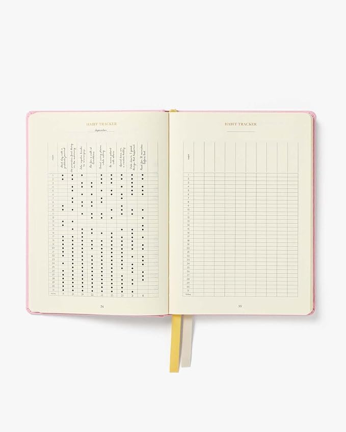 Intelligent Change - 3-Month Productivity Planner, Productivity Tools for Time-Management and Mindfulness, Daily To-Do List, A5 Undated Quarterly Planner (Pink)