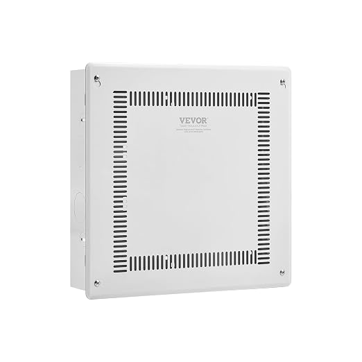 VEVOR Structured Media Enclosure, 14-Inch, Recessed in-Wall Media Box with Cover, Wall-Mount Cable Management Box Kit, Structured Wiring Multi-Media Cabinet, Cold-Rolled Steel, for TV Home Theater