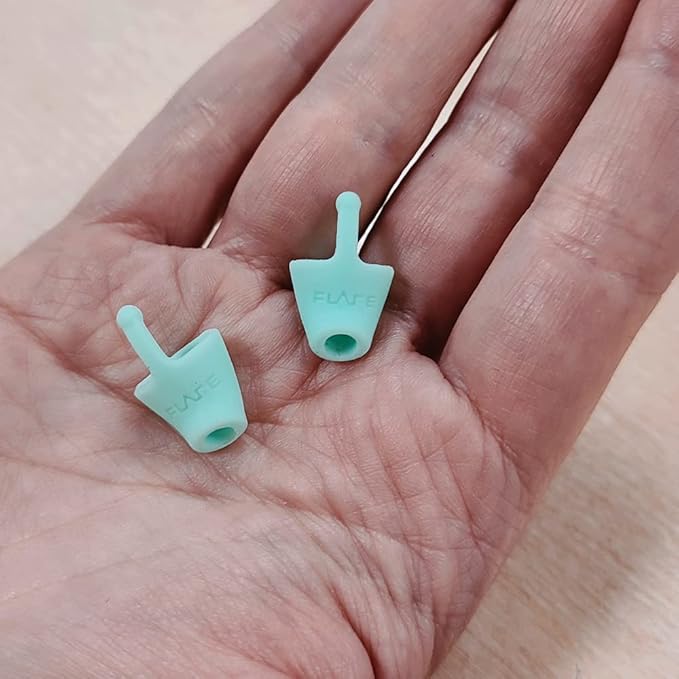 Flare Calmer Mini | Ear Plugs Alternative | Daily Noise Relief | Sound Sensitivity | Stress Relief | No Muffling | Improve Wellbeing | Comfy, Reusable, Soft Silicone Earplugs | Original Mint