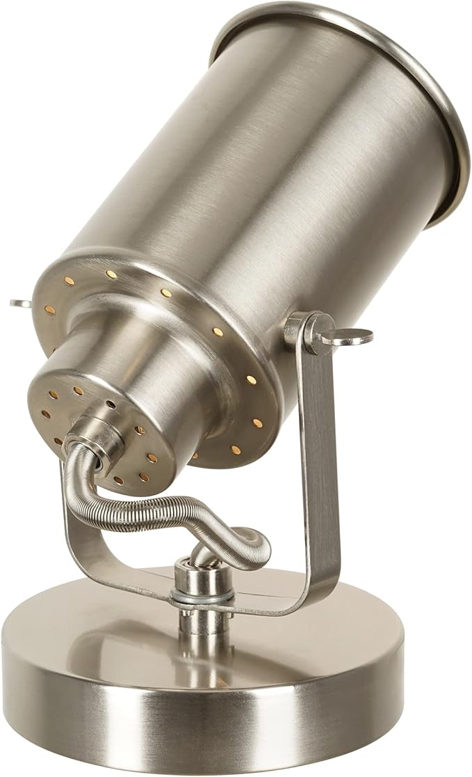 Catalina Lighting Modern Multipurpose Spotlight Desk or Wall Mount Accent Lamp, 6", Brushed Nickel, Set of 2