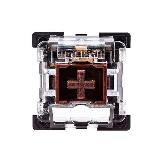 Outemu Brown Switches 20 Pack,3 Pin Tactile DIY Replacement Switches for Mechanical Gaming Keyboard