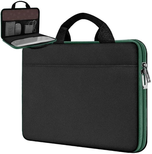 Hseok Laptop Sleeve 13-14 Inch Case Briefcase Compatible with MacBook Neo Pro 14 M5/M4/M3/M2/M1, All Models 13.3 Mac Air/Pro, XPS 13 14, Most Popular 13"-14" Notebooks,BK01GR01