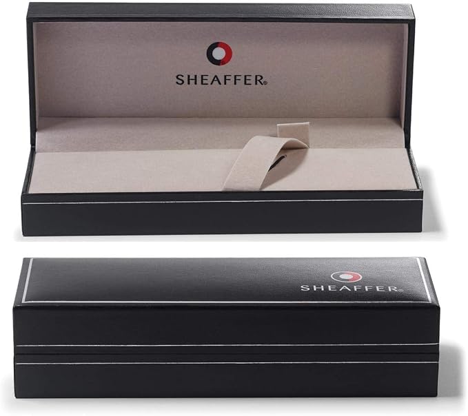 Sheaffer Prelude Gloss Black Rollerball Pen with Gun Metal Tone PVD Trim