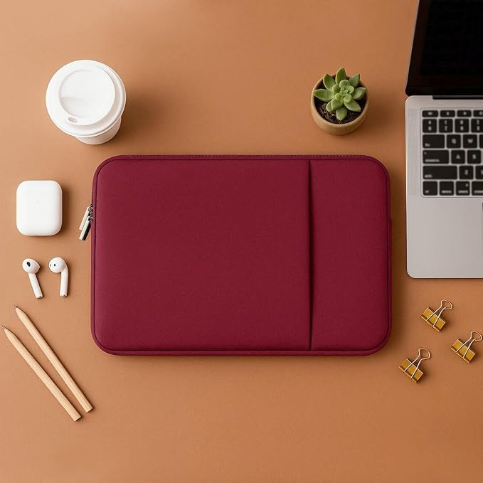 Laptop Sleeve for MacBook Neo/Air/Pro 13 inches A18/M5/M4/M3/M2/M1 Chip 2026-2020 A3404 A3449 A3240 A3113 with 2 Pockets Tablet Bag Case Accessories