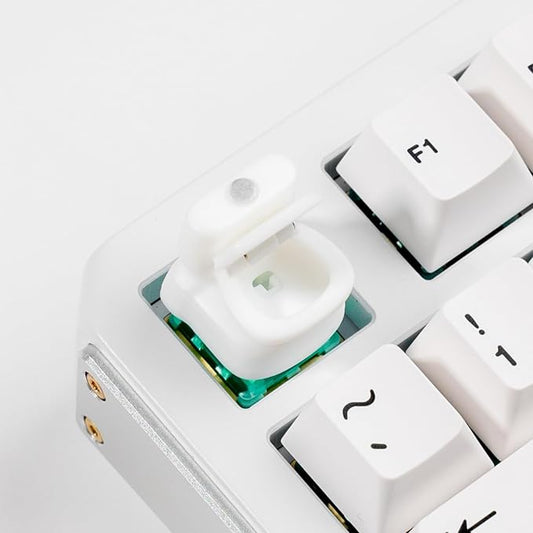 Artisan Toilet Keycap, Resin, 1U Size, RGB Backlit Compatible, Removable Cover Design for MX Mechanical Keyboard Switches, Gaming