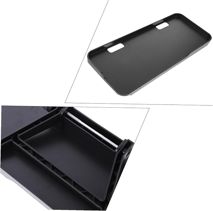 Healifty Desktop Storage Organizer Shelf for Flat Screen Tvs Monitors Space Saving Display Stand for Media Devices for Frames Plants and Speakers