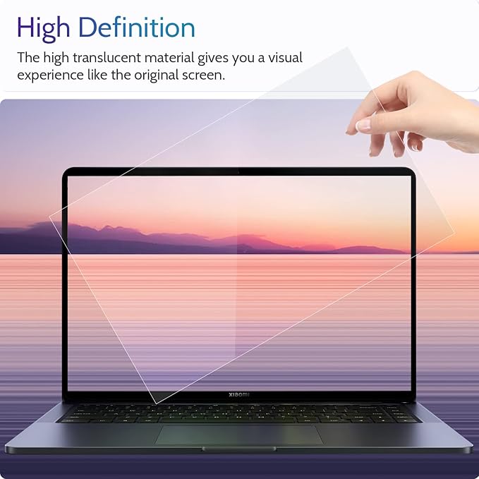 Peslv 3 Pcs Anti Blue Light Screen Protector for Laptop 13.4"/13.3" 16:10, 13In Computer Monitor Glare Filter UV Blocker Shield Cover Eye Protection Film