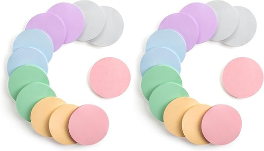 Mr. Pen Round Sticky Notes - 12 Pads, 720 Sheets, Morandi Color, 2.8" x 2.8" Circle Sticky Notes (Pack of 2)