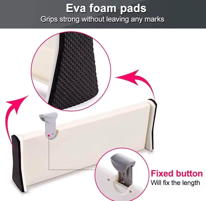 5-Pack Adjustable Drawer Dividers: The Ultimate Clutter-Free Solution