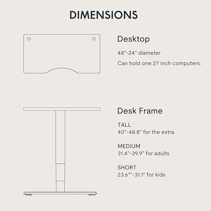 FLEXISPOT E6 MAX Bamboo Dual Motor 48x24 Inch 3-Stage Heavy Duty Standing Desk, 330lbs Weight Capacity, Height Adjustable Desk w/Cable Management & Wheels (Solid Bamboo Curved Desktop + White Frame)
