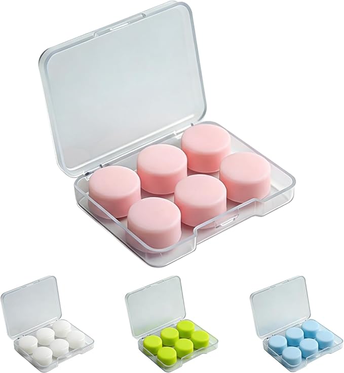 AITOLY Moldable Silicone Ear Plugs for Sleeping, Soft Reusable Noise Reduction Earplugs for Snoring, Side Sleepers, Small Ears, Swimming and Travel