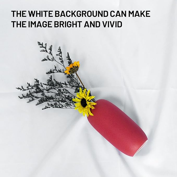 White Backdrop Background 5 X 6.5FT Large Photography Backdrop Photo Background Screen for Photography Photo Booth Backdrops for Photoshoot Background Screen Parties Curtain
