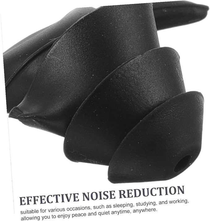 SECFOU Noise Silicone with Storage Case Reusable Comfortable Ear Protection for Sleeping Studying Concerts Noise Reduction for Better Focus and Rest